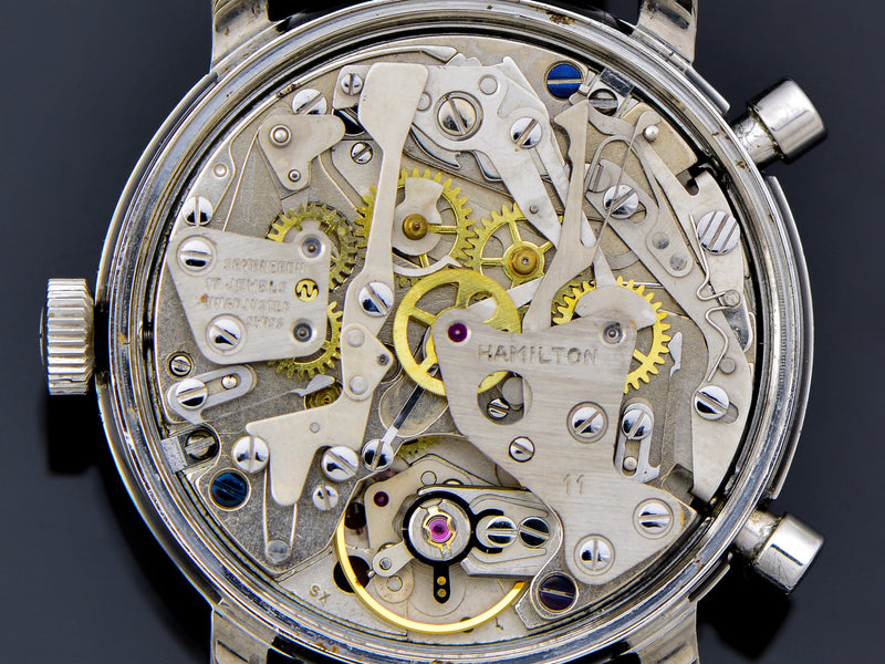 Hamilton Chrono-Matic "A" Caliber 11 Automatic Panda Watch Movement
