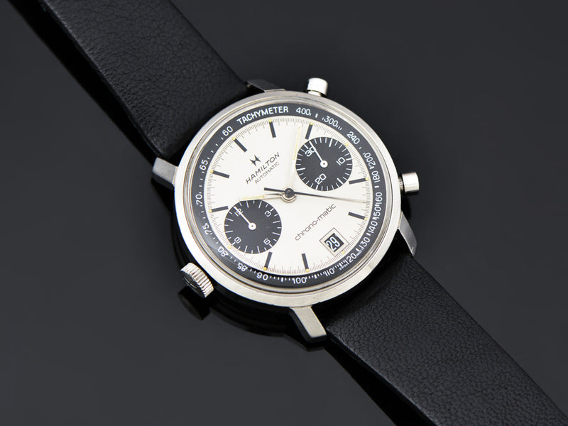 Hamilton Chrono-Matic "A" Caliber 11 Automatic Panda Watch