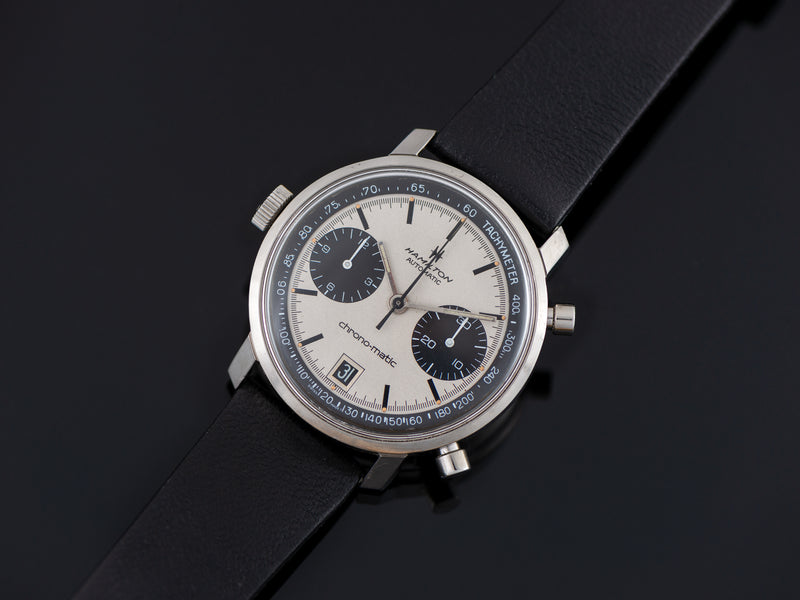 Hamilton Chrono-Matic "A" Caliber 11 Automatic Panda Watch