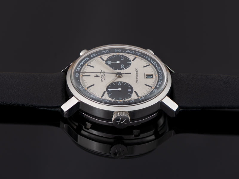 Hamilton Chrono-Matic "A" Caliber 11 Automatic Panda Watch