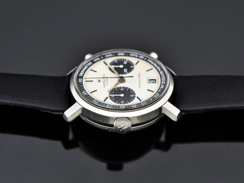 Hamilton Chrono-Matic "A" Caliber 11 Automatic Panda Watch