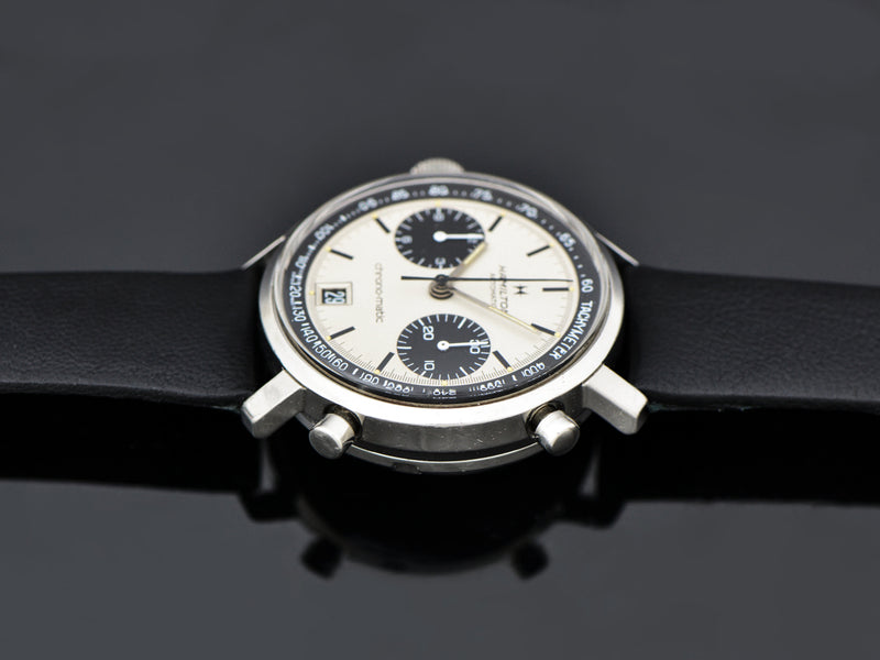 Hamilton Chrono-Matic "A" Caliber 11 Automatic Panda Watch