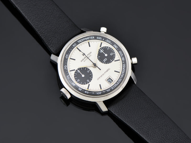 Hamilton Chrono-Matic "A" Caliber 11 Automatic Panda Watch