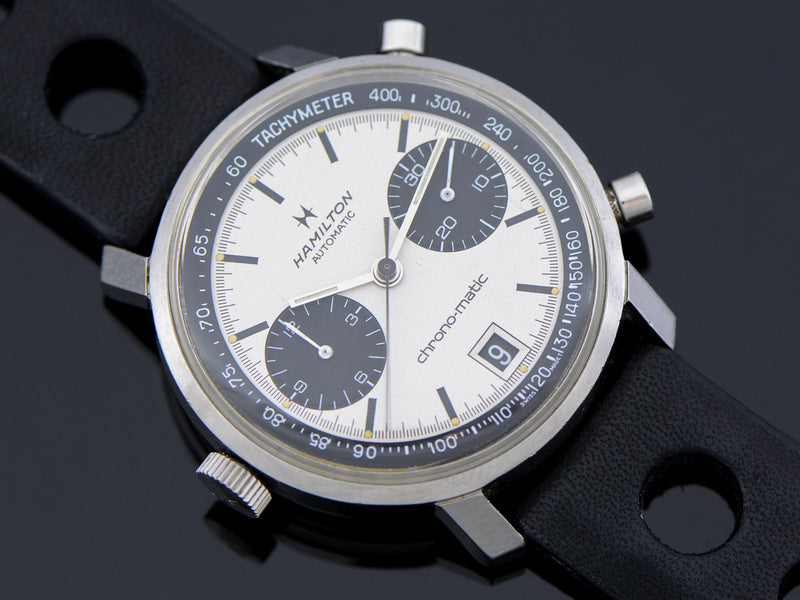 Hamilton Chrono-Matic "A" Caliber 11 Automatic Panda | Vintage
