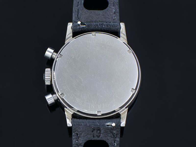 Hamilton Chronograph Reverse Panda Valjoux 7732 Watch Outer Case Back