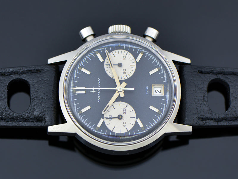 Hamilton Chronograph Reverse Panda Valjoux 7732 Watch