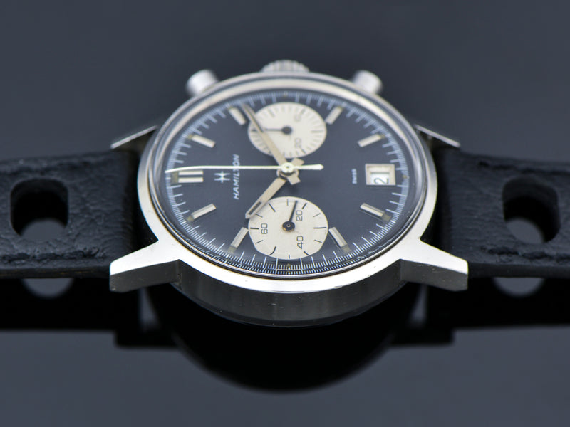 Hamilton Chronograph Reverse Panda Valjoux 7732 Watch
