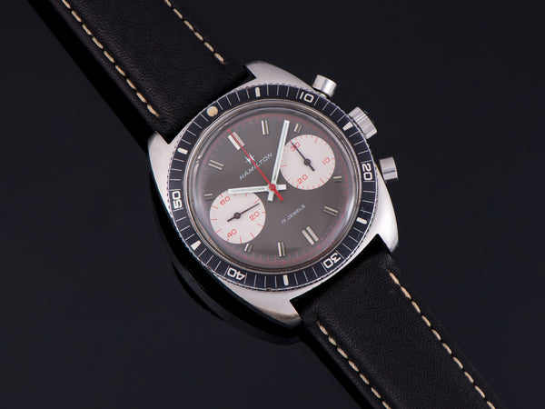 Hamilton Chronograph Watch Chrono-Diver "Big Eye" Valjoux 7733