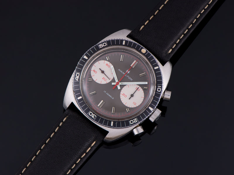 Hamilton Chronograph Watch Chrono-Diver "Big Eye" Valjoux 7733