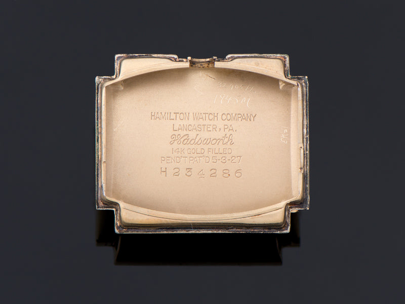Hamilton Contour "Driver's" Inner Watch Case Back