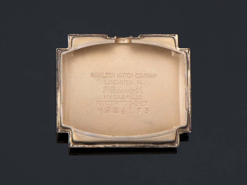 Hamilton Contour "Driver's" Inner Watch Case Back