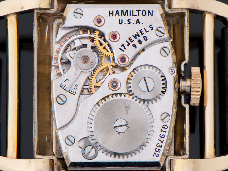 Hamilton Contour "Driver's" Watch 980 Mechanical Movement