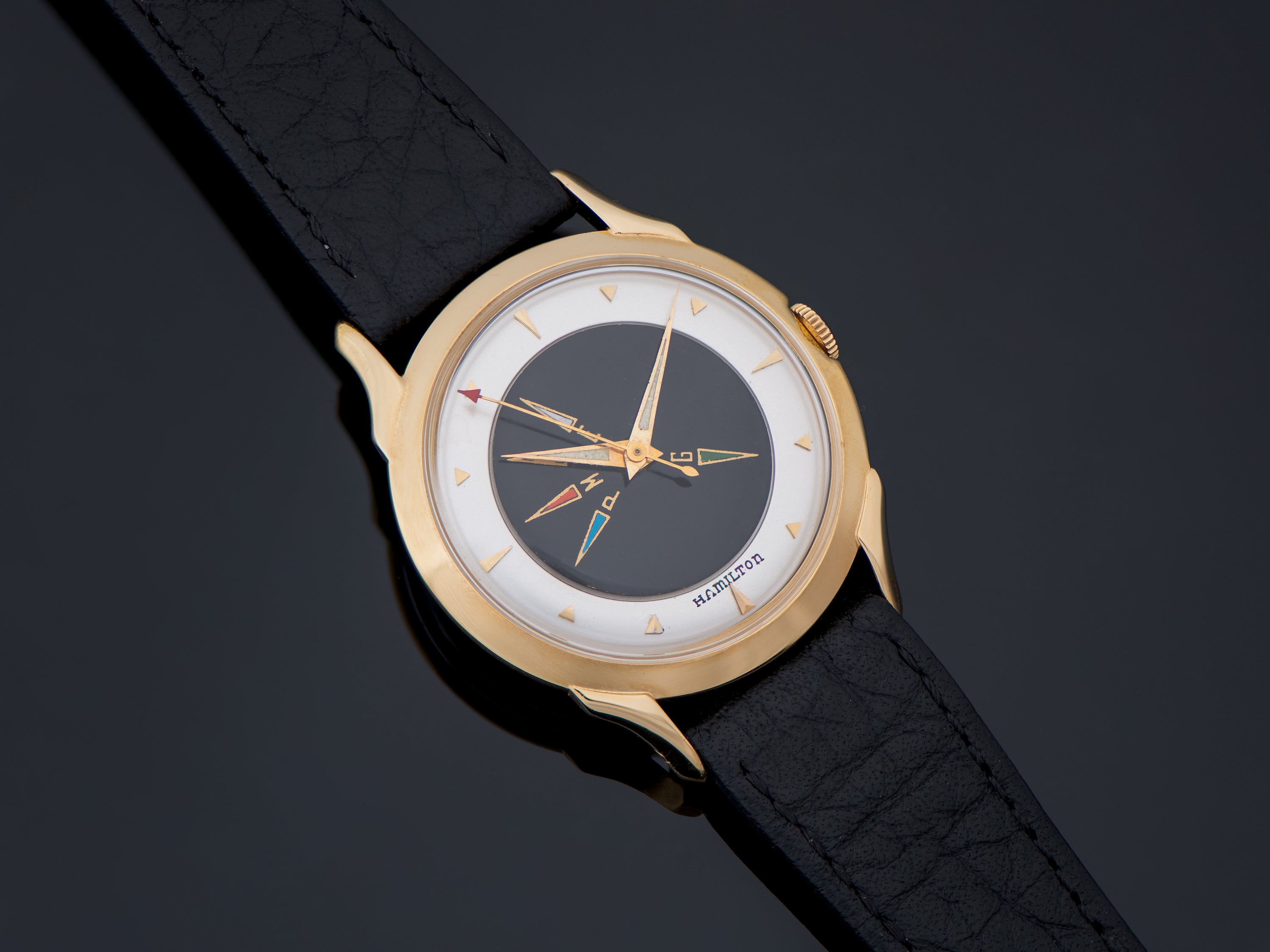 『HAMI 10K WATCH』 HAMI 10K WATCH』 Vtg HAMILTON Swiss 10K RGP Bezel Cocktail Ladies