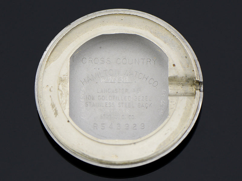Hamilton Cross Country Vintage Watch Case Back