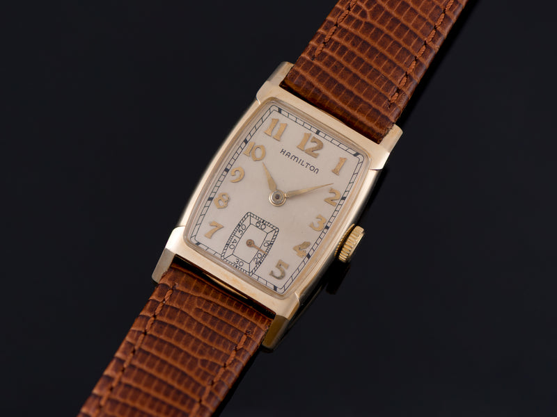 Hamilton Donald 14K Solid Gold Watch