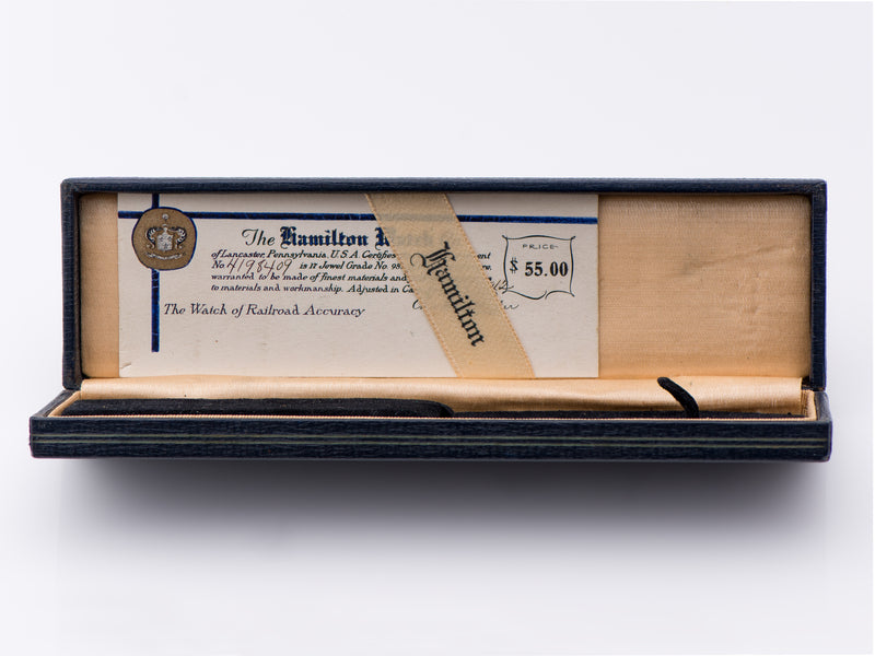 Hamilton Early Watch Box 20s to 30s "Shape" Models