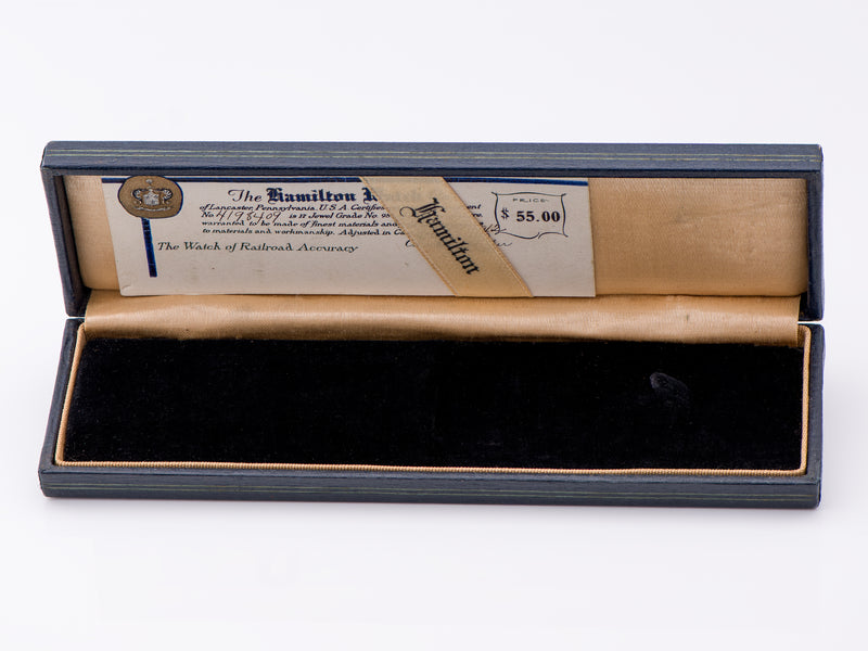 Hamilton Early Watch Box 20s to 30s "Shape" Models