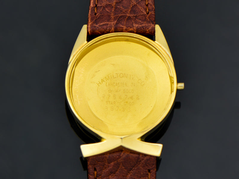 Hamilton Electric 14K Polaris II Award Watch Case Back | Vintage