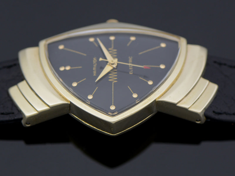 Hamilton Electric 14K Ventura Black Dial Vintage Watch