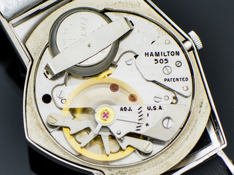 Hamilton Electric 14K White Gold Ventura Watch 505 Movement | Vintage