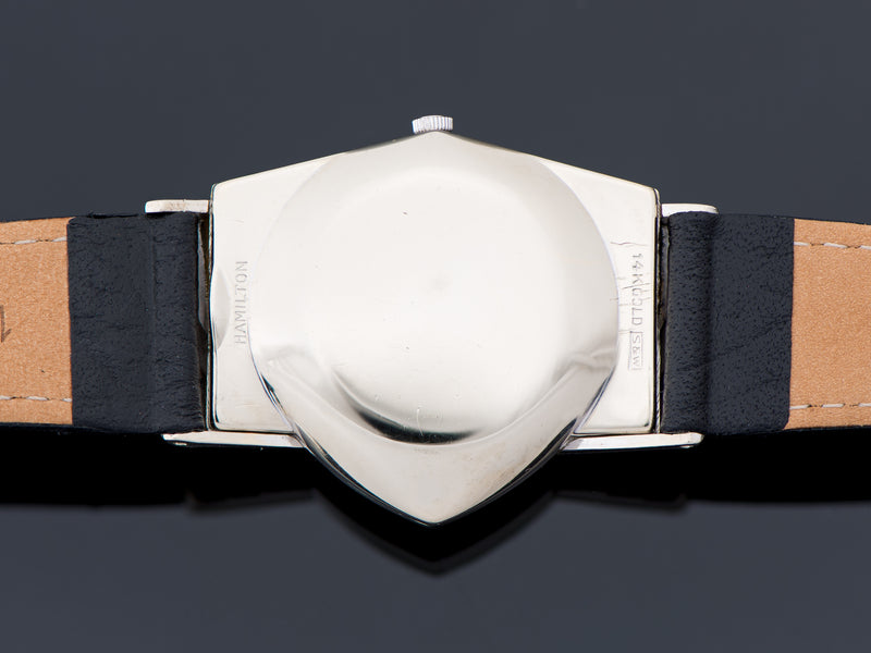 Hamilton Electric 14K White Gold Ventura Watch Case Back
