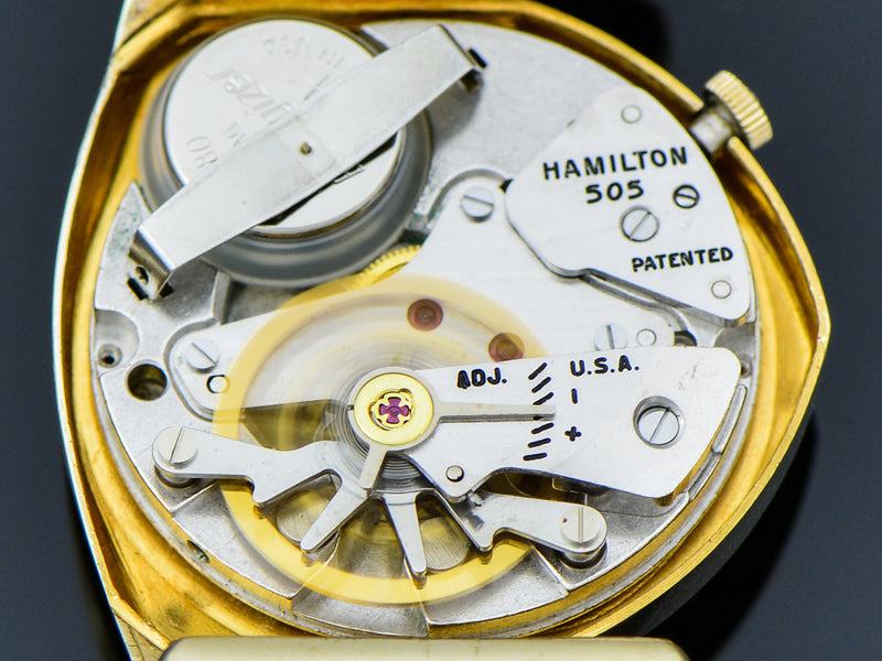 Hamilton Electric 14K Yellow Gold Savitar Watch 505 Electric Movement | Vintage