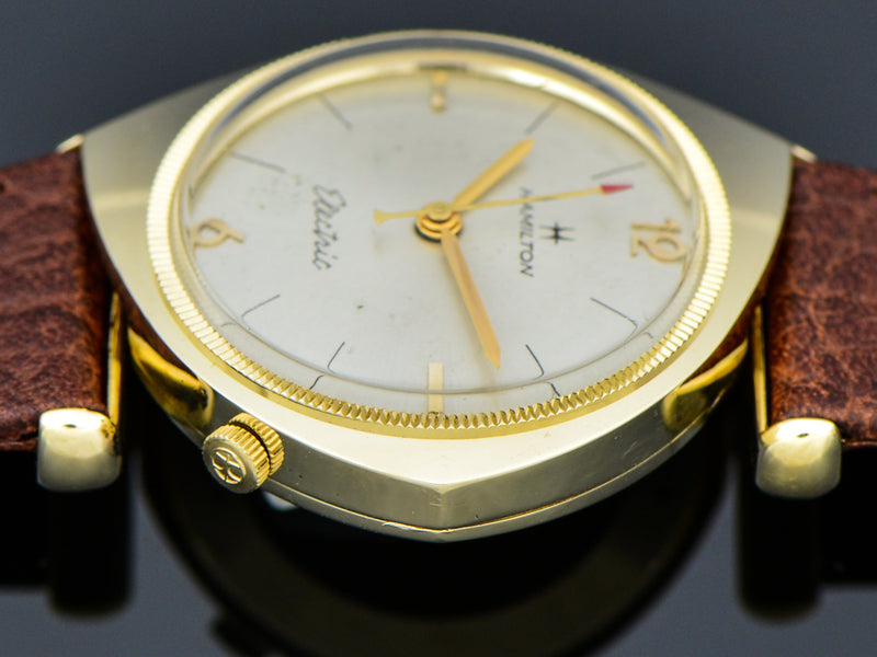 Hamilton Electric 14K Yellow Gold Savitar Watch | Vintage