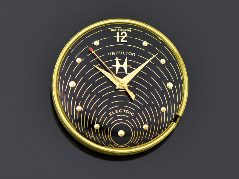 Hamilton Electric Spectra 18K Gold Original Black Hamilton Employee Award Style Dial