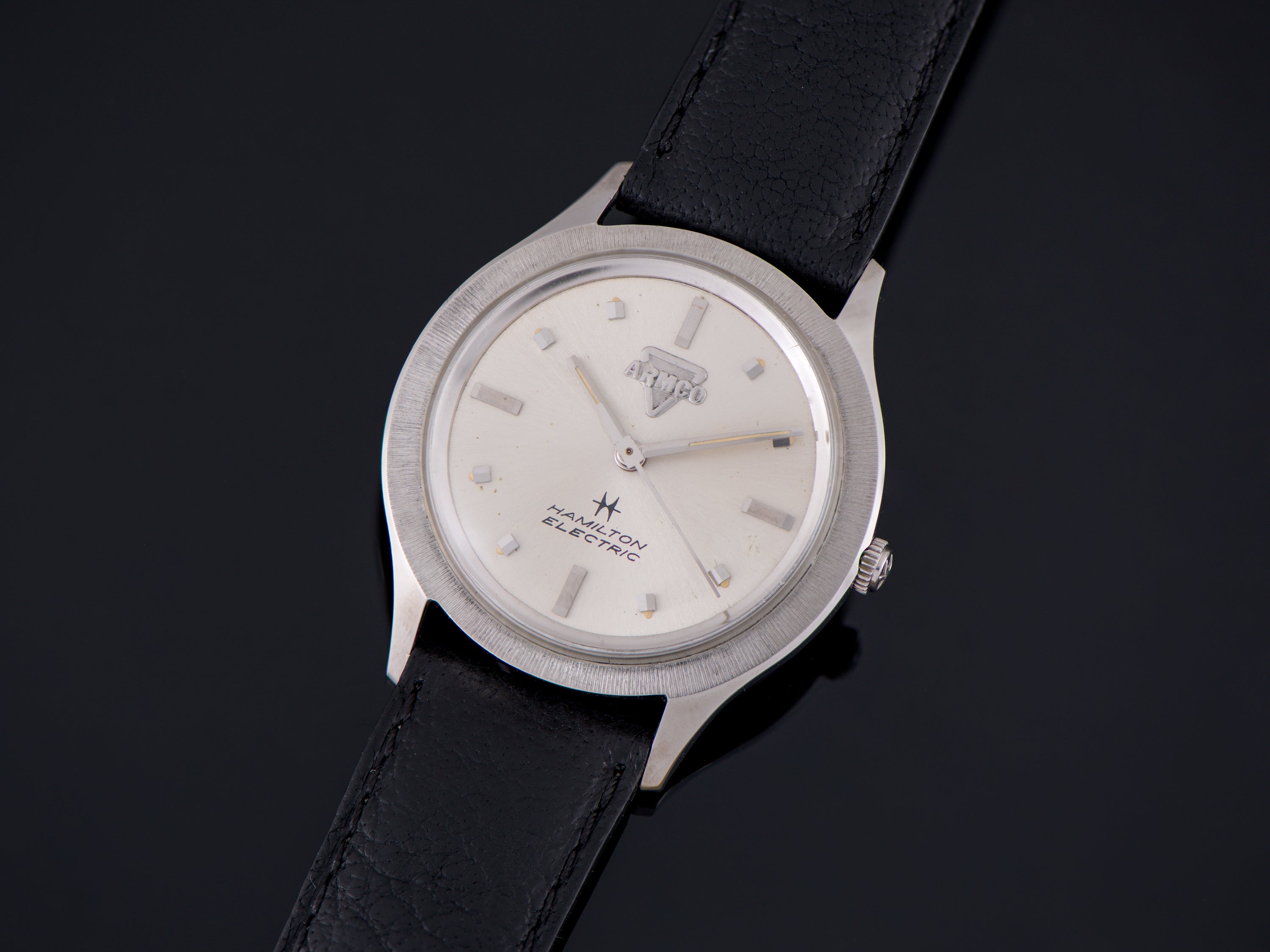 HAMILTON-RICOH Electric エレクトリック Hamilton-Ricoh Electric 555E Engine Turned Bezel Watch