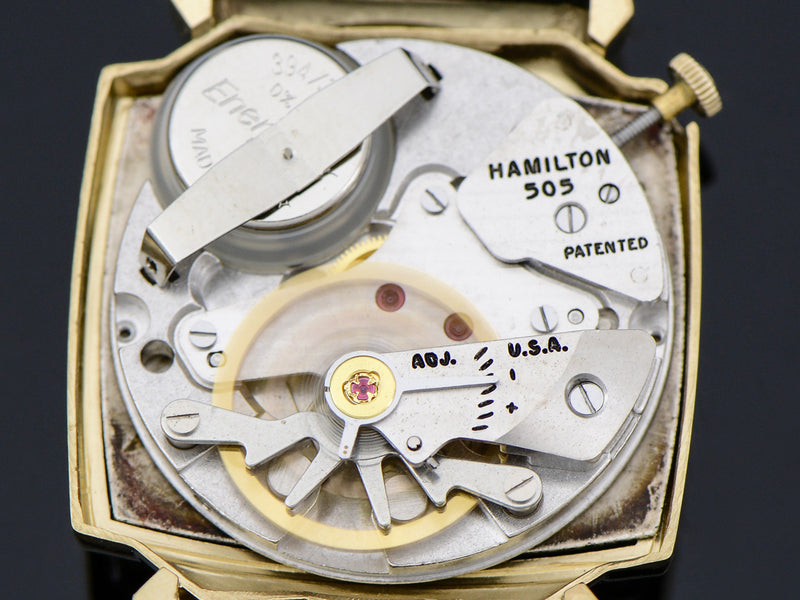 Hamilton Electric Black Dial Everest II Watch 505 Electric Movement | Vintage