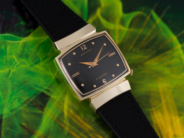 Hamilton Electric Black Dial Vantage Watch