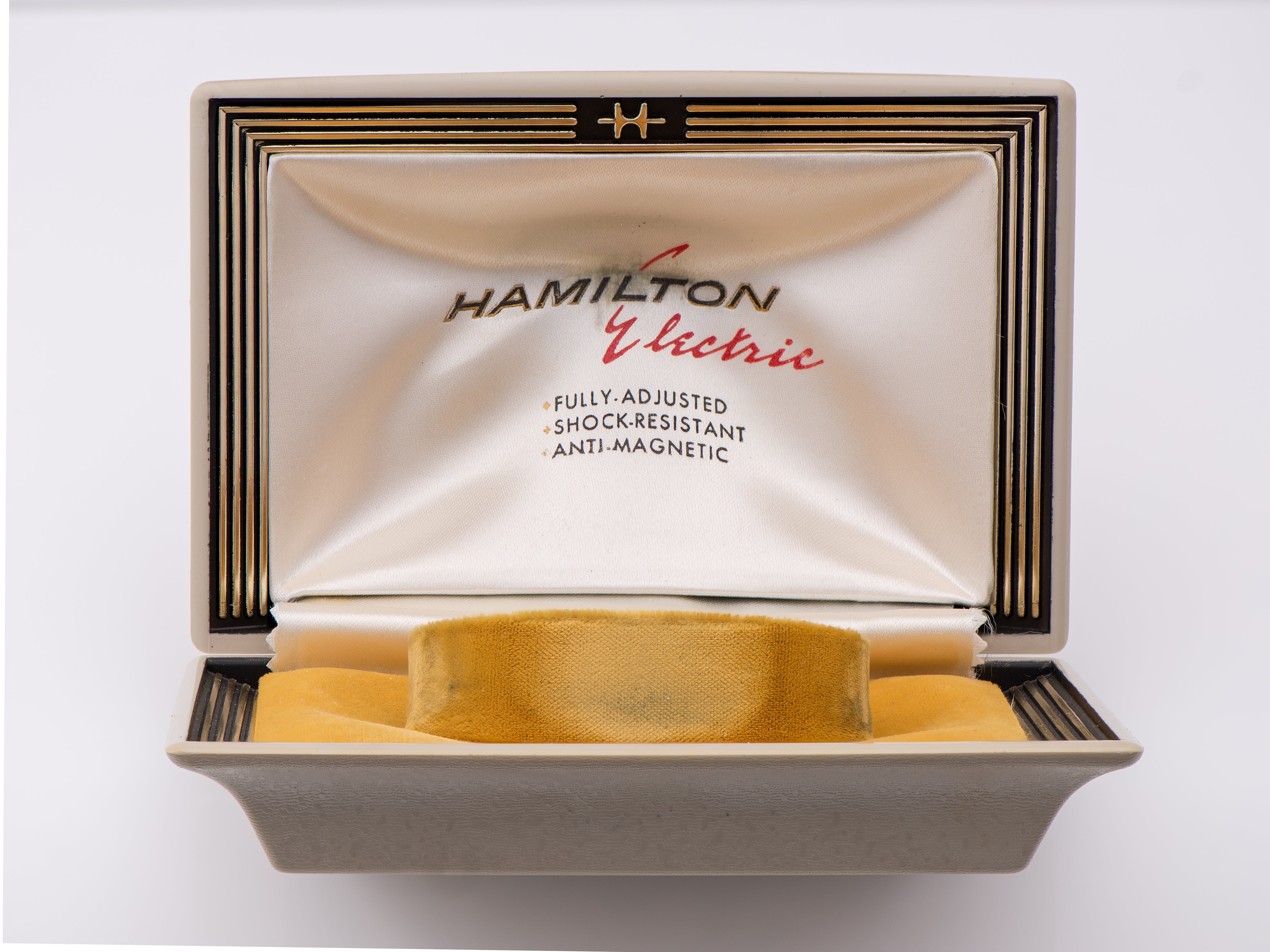Hamilton Electric Clamshell Inner and Outer Watch Box