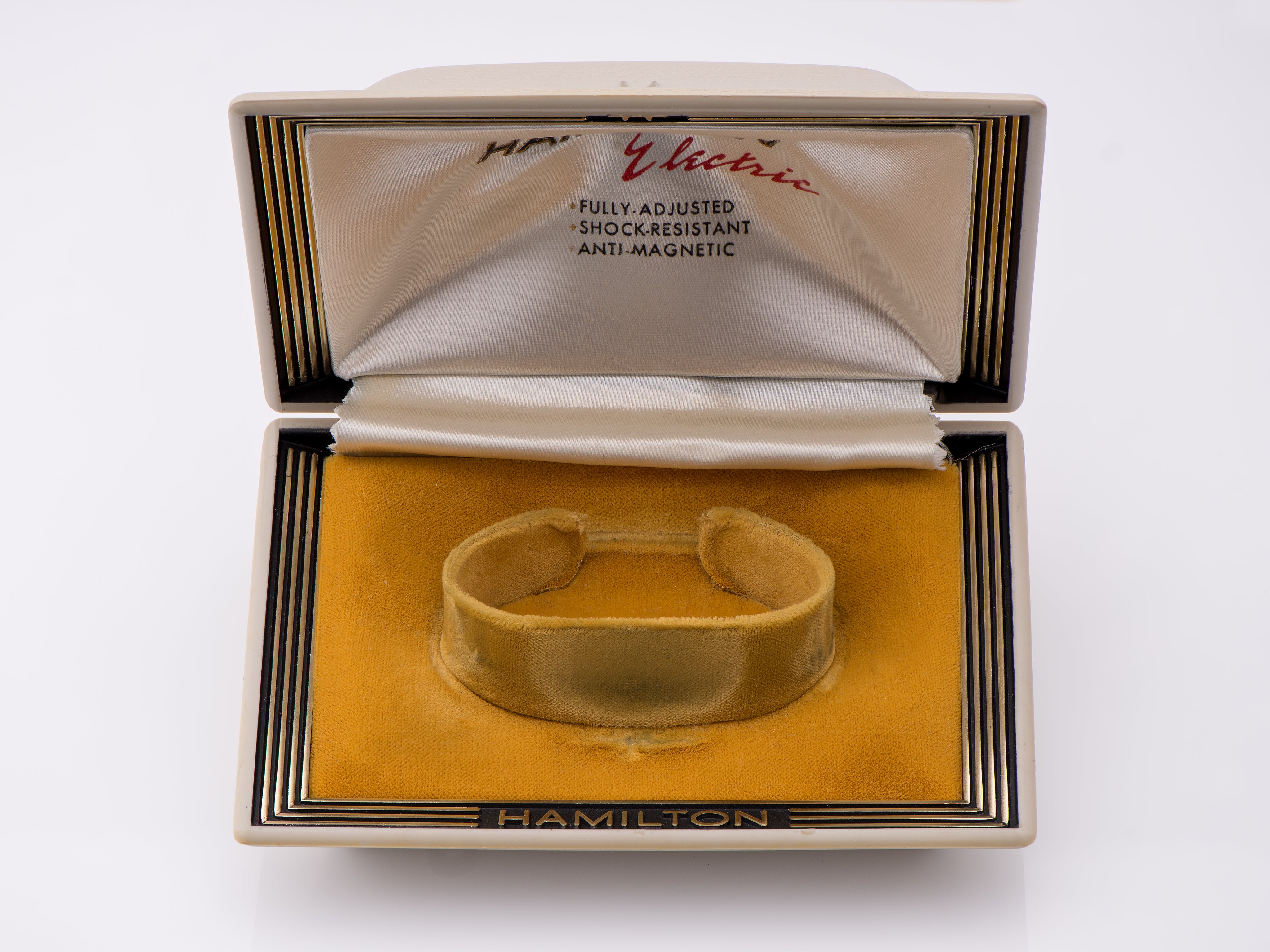 Hamilton Electric Clamshell Inner and Outer Watch Box