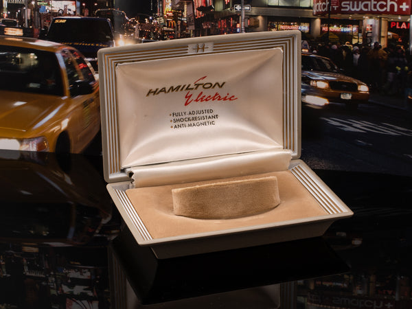 Hamilton Electric Clamshell Watch Box