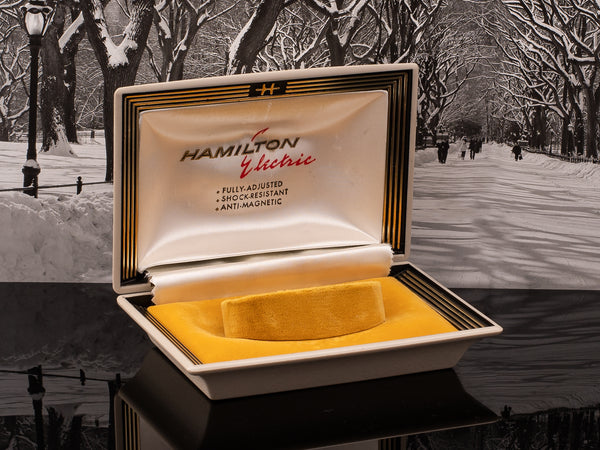 Hamilton Electric Clamshell Watch Box