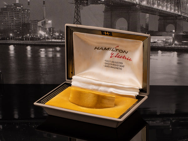 Hamilton Electric Clamshell Watch Box
