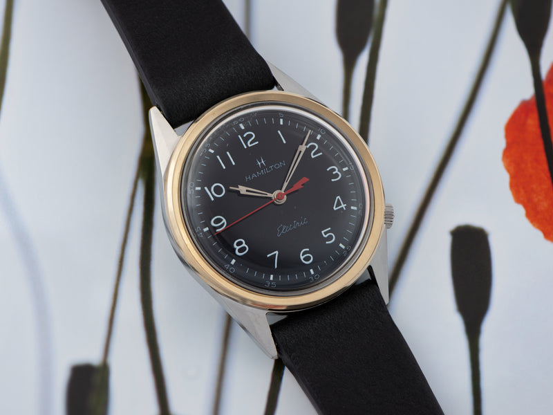 Hamilton Electric Clearview Black Dial Watch