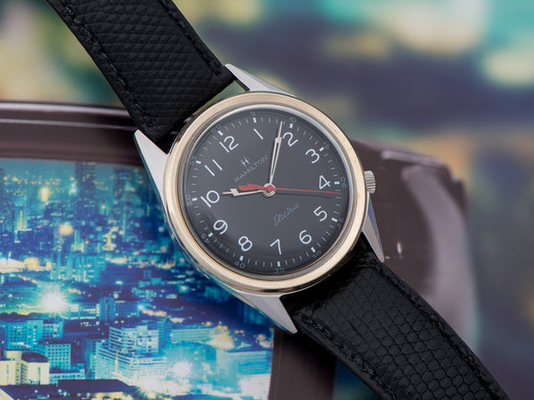 Hamilton Electric Clearview Black Dial Watch