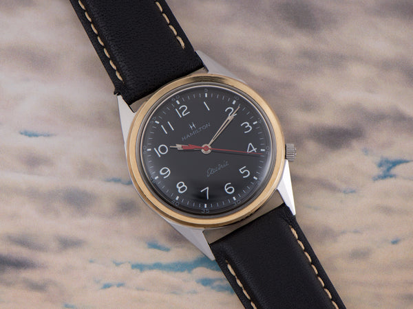 Hamilton Electric Clearview Black Dial Watch