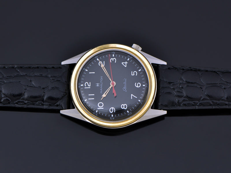 Hamilton Electric Clearview Black Dial Watch