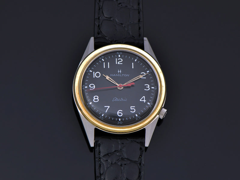 Hamilton Electric Clearview Black Dial Watch