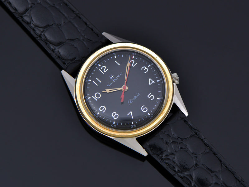 Hamilton Electric Clearview Black Dial Watch