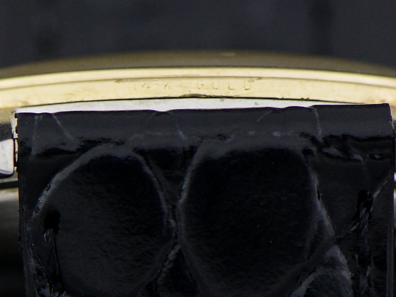 Hamilton Electric Converta II Vintage Watch 14K Gold Bezel Marking