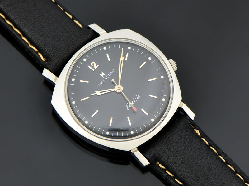 Hamilton Electric Custom Black Dial Sea-Lectric II Watch | Vintage