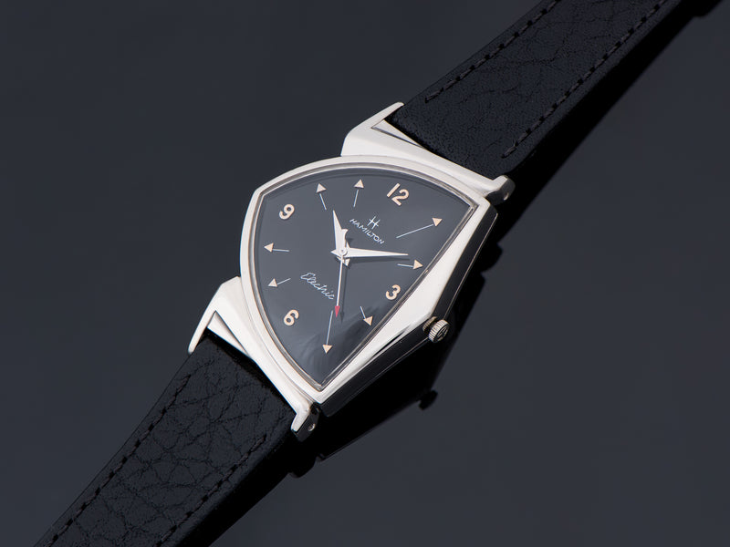 Hamilton Electric Pacer Custom Nickel Black Dial