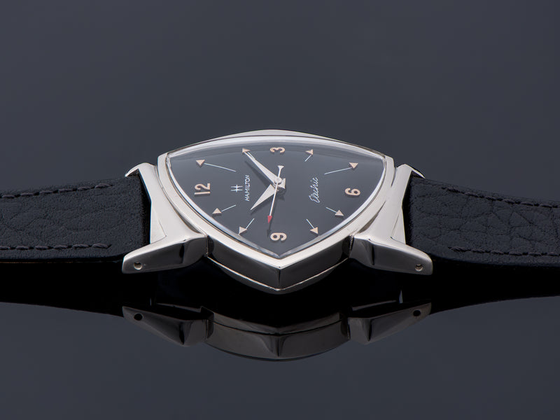 Hamilton Electric Pacer Custom Nickel Black Dial