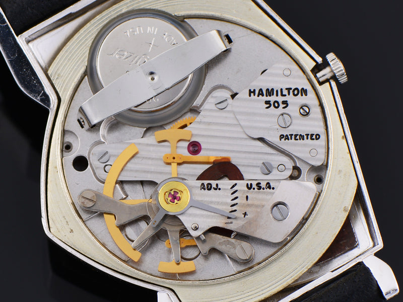 Hamilton Electric Custom Rhodium Rose Pacer Watch 505 Movement