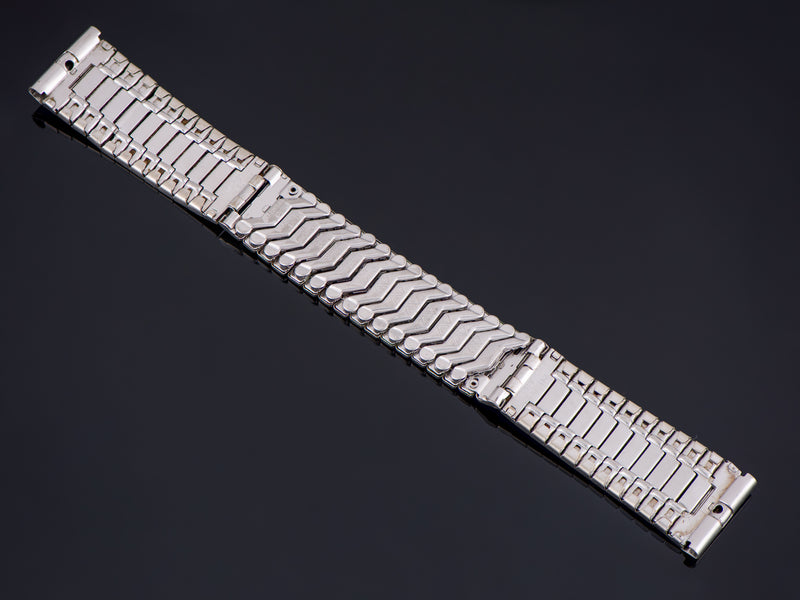 Hamilton Electric Gemini White Gold Filled Watch Bracelet Back
