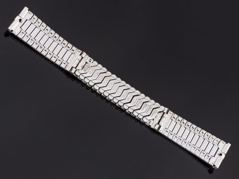 Hamilton Electric Gemini White Gold Filled Watch Bracelet Back