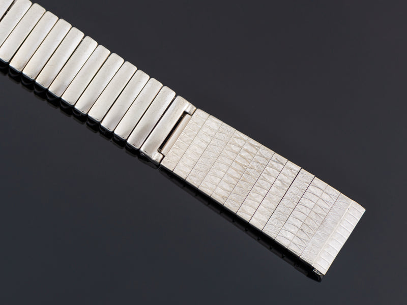 Hamilton Electric Gemini White Gold Filled Watch Bracelet